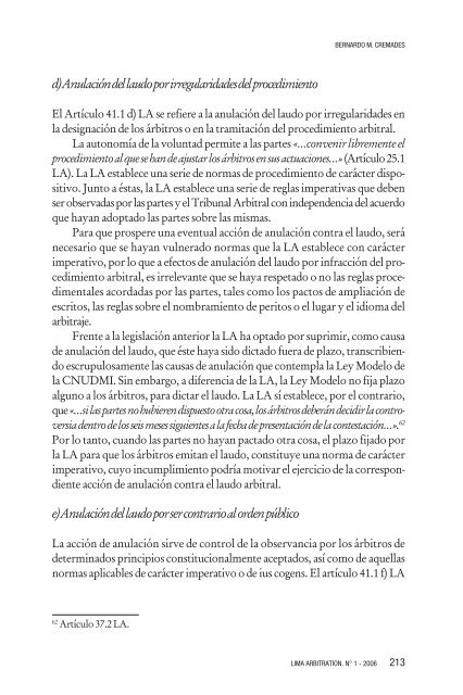 El Arbitraje en la Doctrina Constitucional Española - lima arbitration