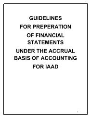 Guidelines for Preparation of Financial Statements under the ...