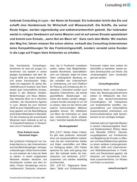 Der Textilveredler und Produzent von Trägergeweben und - WTFE