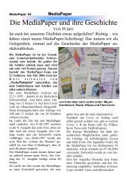 Die MediaPaper und ihre Geschichte - und Gemeinschaftsschule ...