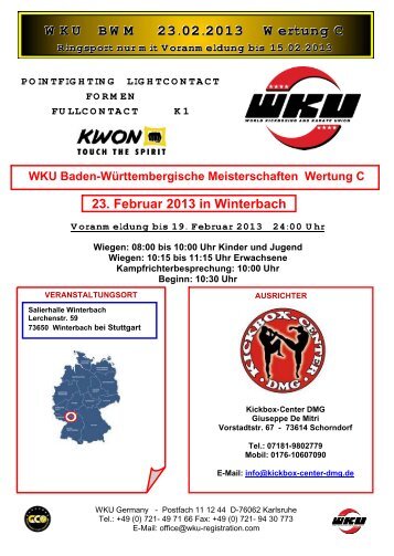 WKU BWM 23.02.2013 Wertung C - WKA-Magazin