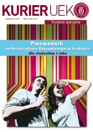 PaÅºdziernik 2010 - Uniwersytet Ekonomiczny w Krakowie