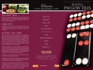 Pai Gow Tiles - Fallsview Casino Resort