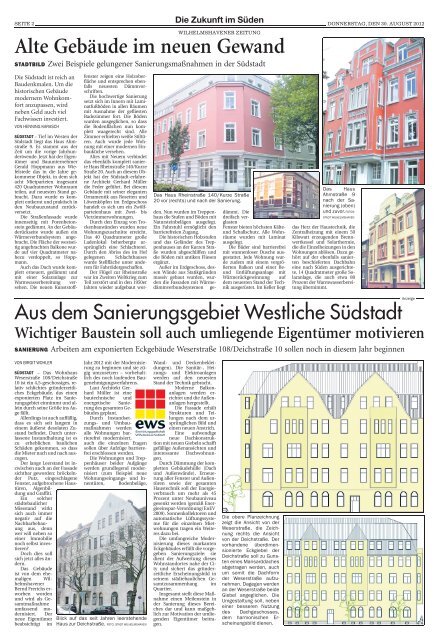 DIE ZUKUNFT IM SÃƒÅ“DEN - Wilhelmshavener Zeitung