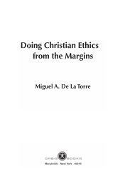Doing Christian Ethics from the Margins - Orbis Books