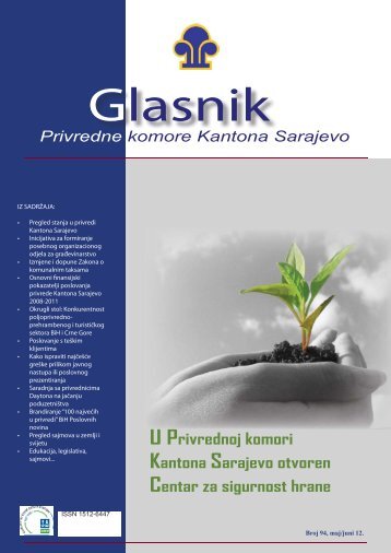 Glasnik 94.indd - Privredna komora Kantona Sarajevo