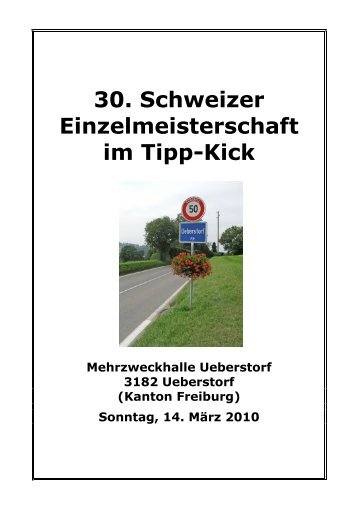 Resultate - Schweizer Tipp Kick Verband