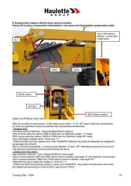 EQUIPEMENTS DE LA HA 32 PX - AJ Maskin AS