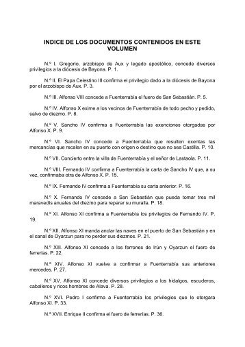Colección Documental del Archivo Municipal de Hondarribia (1186 ...