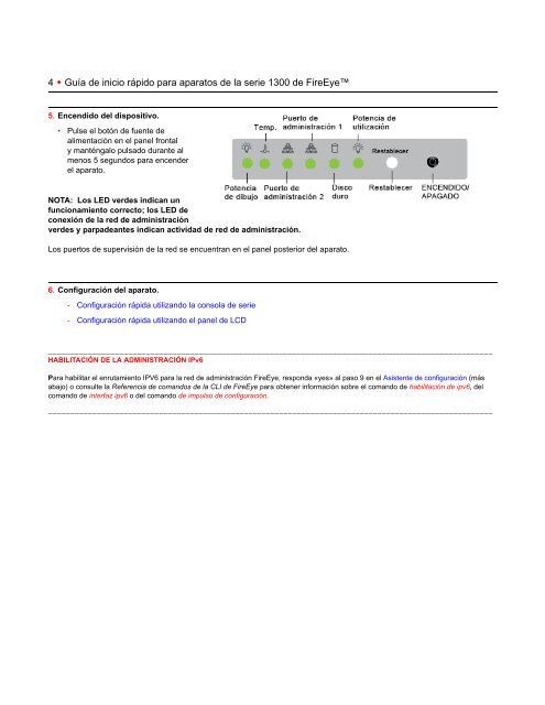 FireEye 1300 Quick Start Guide