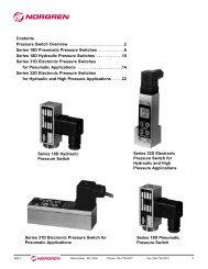 for Hydraulic and High Pressure Applications - Norgren Pneumatics ...