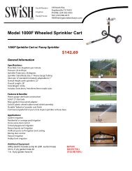 Model 1250H Wheeled Sprinkler Cart - SprinklerSupplies4Less.com