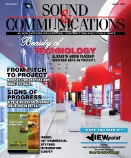 Sound and Communications - July 2008 Issue