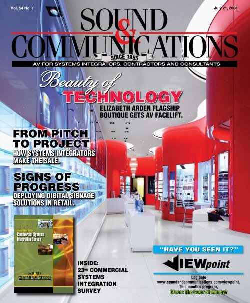 Sound and Communications - July 2008 Issue