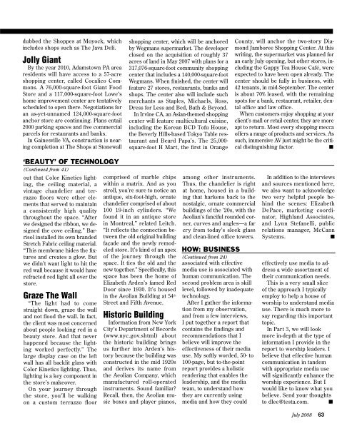 Sound and Communications - July 2008 Issue