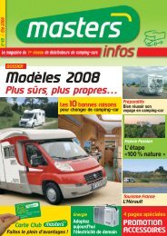 Masters-Infos - Queven Camping-cars