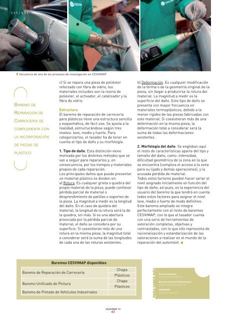 InvestigaciÃ³n de incendios en vehÃ­culos - Revista Cesvimap