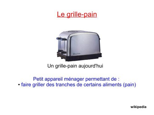 Le grille-pain