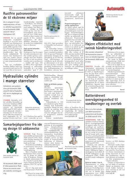 Automatik 2008 - Teknik og Viden