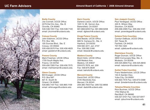 2008 Almond Almanac - Almond Board of California