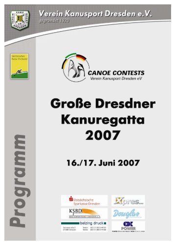 GroÃƒÂƒÃ‚ÂŸe Dresdner Kanuregatta 2007 in Dresden - Verein Kanusport ...