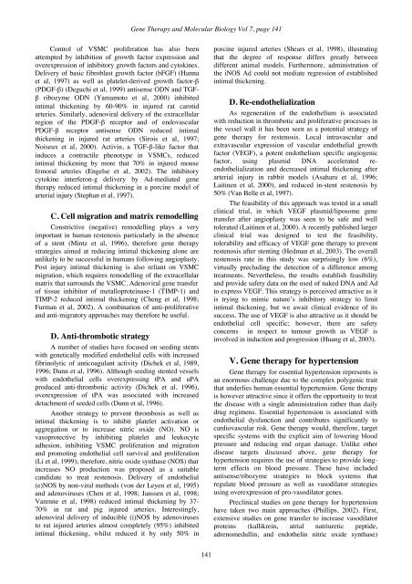 GTMB 7 - Gene Therapy & Molecular Biology