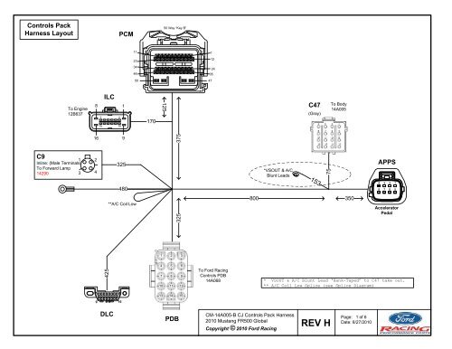 Visio-CM-14A005-B Controls Pack (CJ) REV H ... - Ford Racing Parts