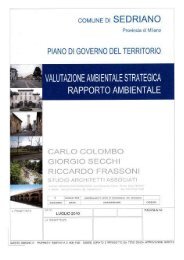 vas-rapporto ambientale definitivo 31.01 - Comune di Sedriano