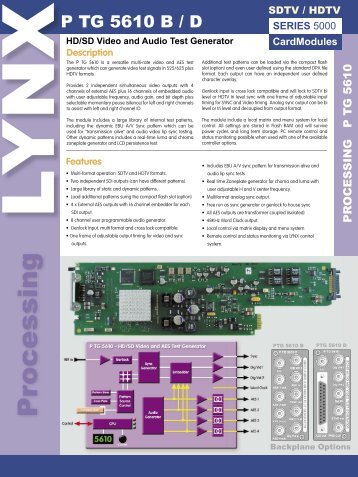 PTG 5610 B-D ver 1.indd - LYNX Technik AG