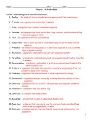 Chapter 18 Study Guide