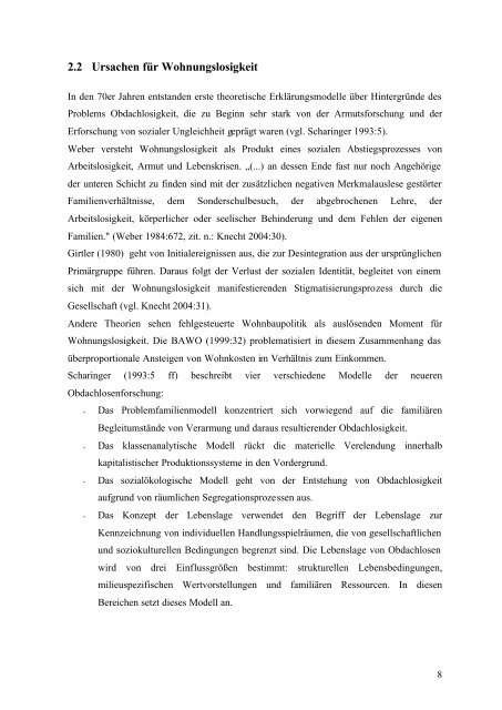 Obdachlosigkeit bei Konsumenten_innen illegaler Drogen ...