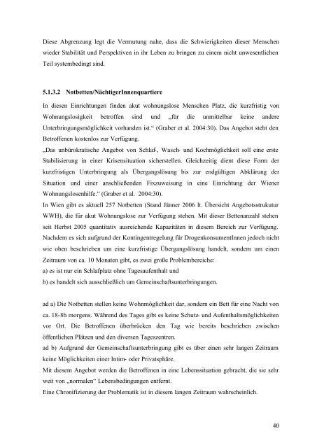 Obdachlosigkeit bei Konsumenten_innen illegaler Drogen ...