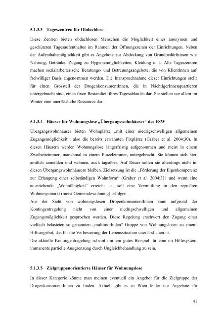 Obdachlosigkeit bei Konsumenten_innen illegaler Drogen ...