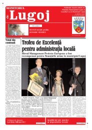 Monitorul de Lugoj Nr.8 Ianuarie 2010 - PrimÄria Municipiului Lugoj