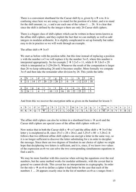 Teachers' pack - National Cipher Challenge - University of ...