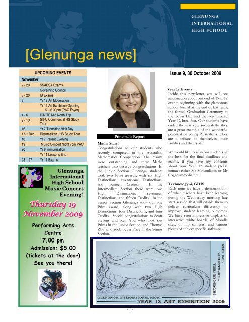 Newsletter Issue 9