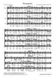 Mendelssohn - Morgengebet (SATB) - Kantorei-Noten.de