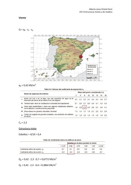 UD I. DISEÃO Estructuras mixtas y de madera Alberto ... - PoliformaT