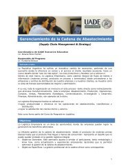 Gerenciamiento de la Cadena de Abastecimiento - Universidad ...