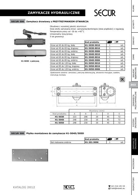 katalog produktowy - Novet