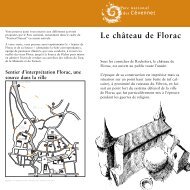 Le château de Florac (pdf-423,00 ko) - Parc National des Cévennes