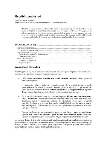 Descargar Escribir para la red.pdf - Anobium