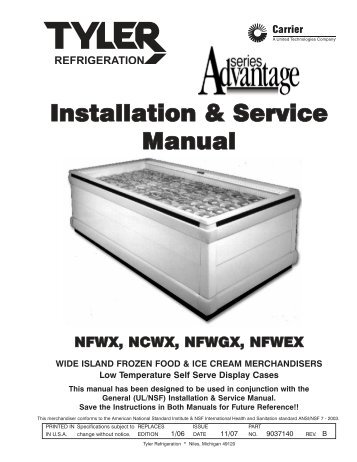 Installation & Service Manual - Hill Phoenix