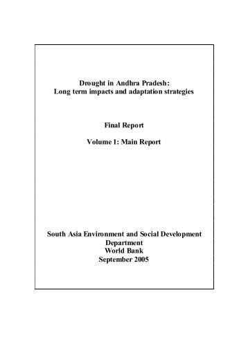 Drought in Andhra Pradesh: Long term impacts and ... - WASSAN