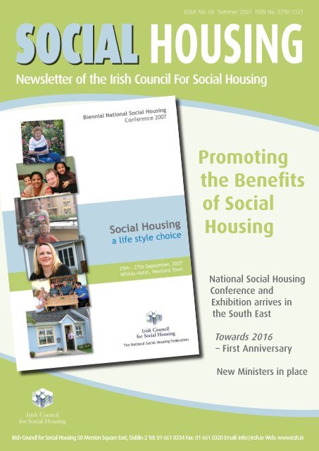 Promoting the Benefits of social Housing - The Irish Council for ...