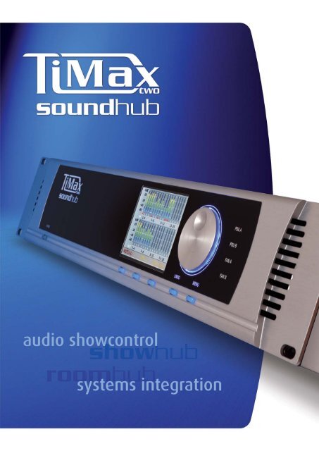 TiMax2 SoundHub Brochure - Out Board UK