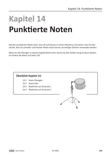 Kapitel 14 Punktierte Noten