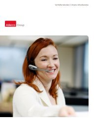 Verhaltenskodex | Unsere Arbeitsweise - Adecco