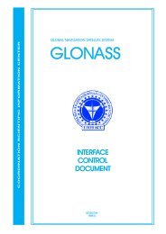 GLONASS Interface Control Document