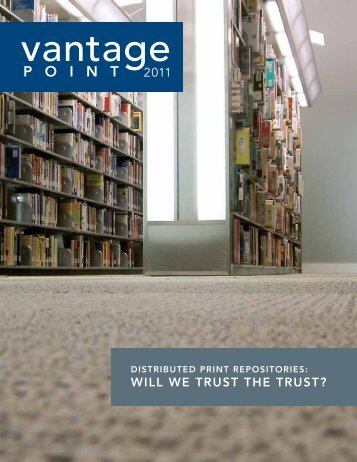 2011 WILL WE TRUST THE TRUST? - EBSCO Information Services